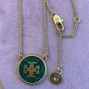 Tory Burch logo necklace
